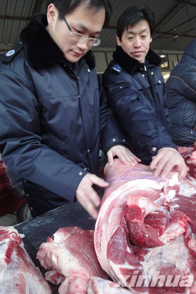 河南济源节前把好吃肉关--中国广播网 中央人